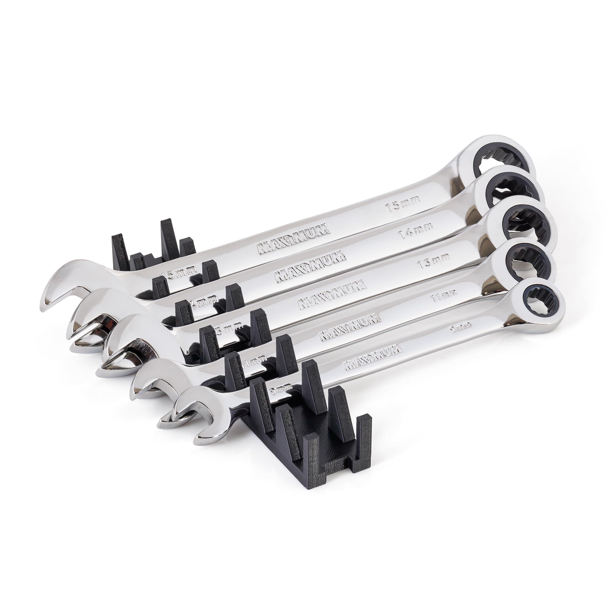 Wrench Organizer for Tool Drawer Storage- Modular Widget Design, Wrench Rack for Tool Box (SET OF 4)