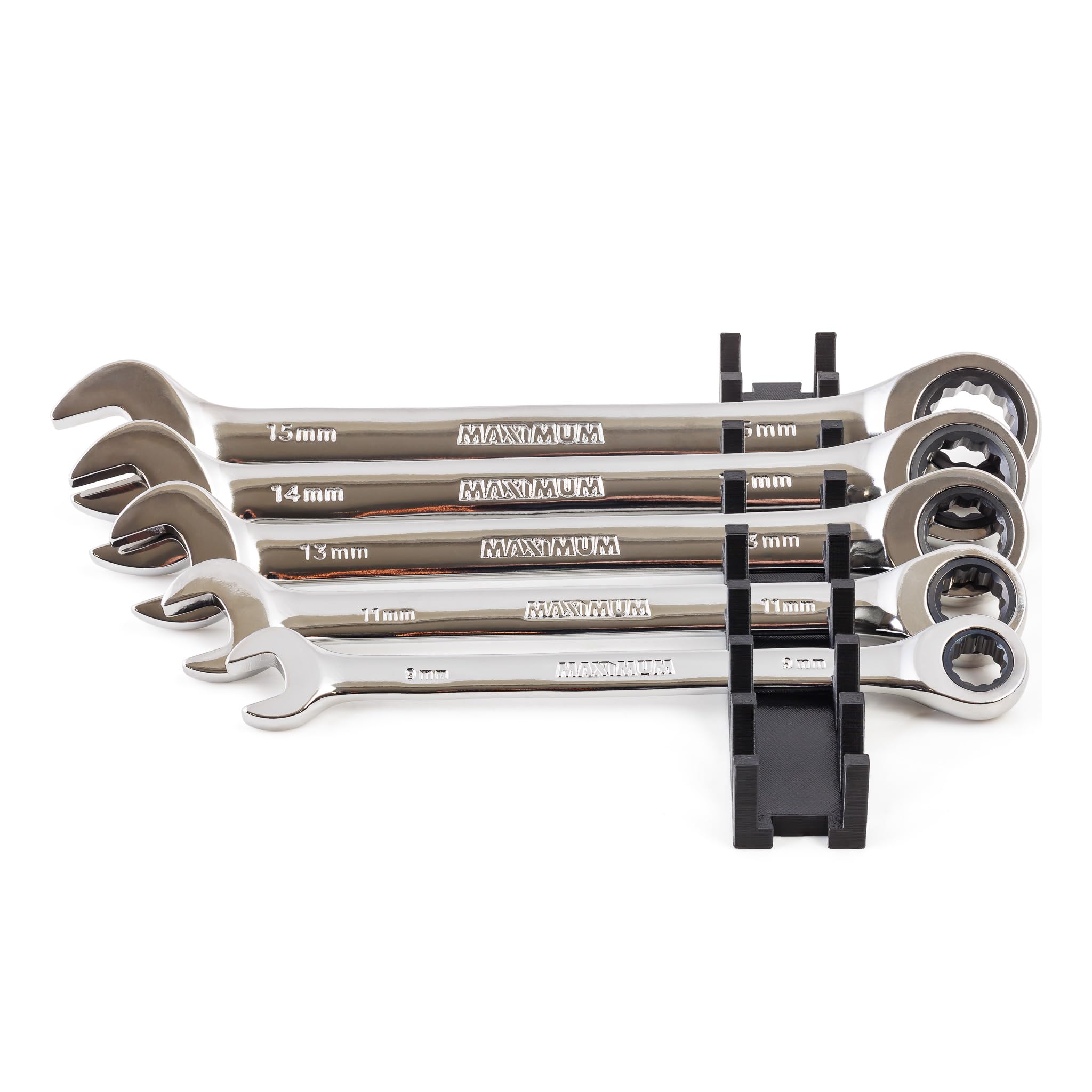 Wrench Organizer for Tool Drawer Storage- Modular Widget Design, Wrench Rack for Tool Box (SET OF 4)