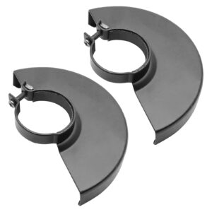 jiozermi 2pcs metal angle grinder guard, black adjustable angle grinder shield protective cover wheel safety guard