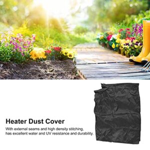 89x33.4x18.9in Garden Heater Dust Cover 210D Oxford Cloth Tear-Proof,Standup Patio Heater Cover, Anti-Snow, Wind-Resistant Dust-Proof Cover Outdoor Waterproof Dustproof Accessory, Patio Heater C