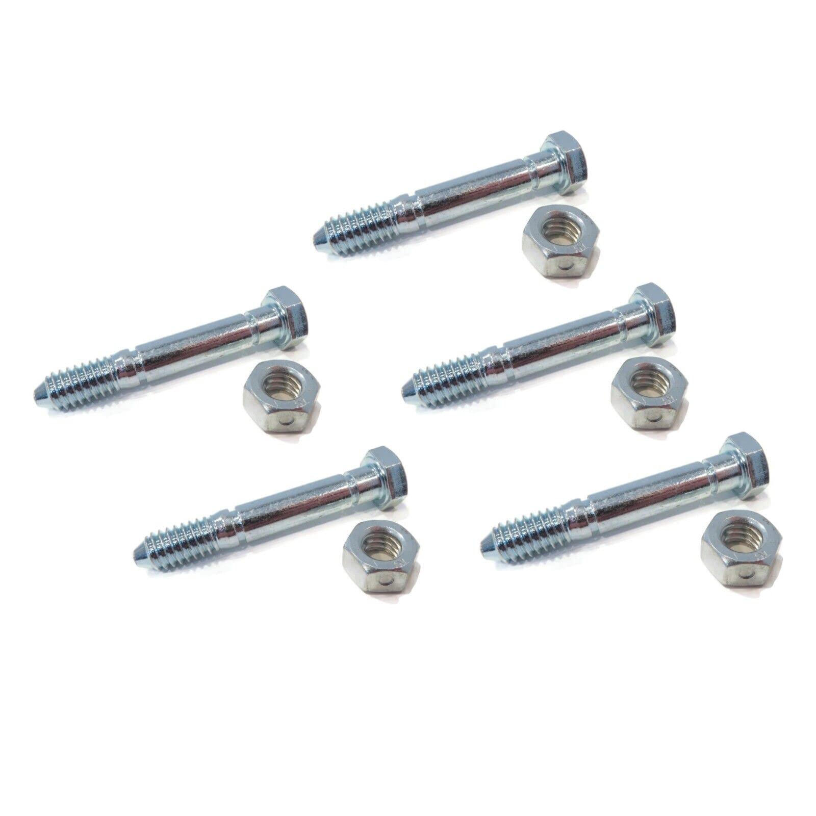 The ROP Shop | Pack of 5 - Shear Pin Bolt & Nut for Ariens SNO-Thro 1028 924086, 924104, 924116