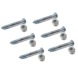 the rop shop | pack of 6 - shear pin bolt & nut for ariens sno-thro 926le 926001 926101 926007