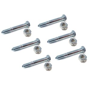 the rop shop | pack of 6 - shear pin bolt & nut for ariens sno-thro st824 932101 932308 932309