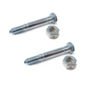 the rop shop | pack of 2 - shear pin bolt & nut for ariens sno-thro 910017, 910955, 910995 snow