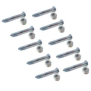 the rop shop | pack of 10 - shear bolt & nut for ariens blower st11528 le 924125 st1228 924314