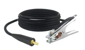 sÜa® - 200 amp welding ground clamp lead assembly - up10 tapered connector (old welders) - #2 awg cable (50 feet)