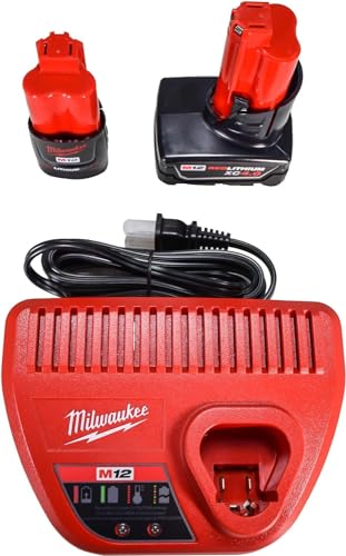 Milwaukee 3404-22 12V Fuel 1/2" Hammer Drill/Driver Kit with 4.0Ah, 2.0Ah Lithium Ion Batteries, Charger & Tool Bag