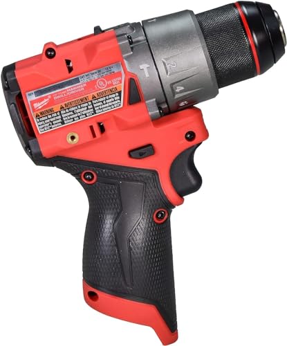 Milwaukee 3404-22 12V Fuel 1/2" Hammer Drill/Driver Kit with 4.0Ah, 2.0Ah Lithium Ion Batteries, Charger & Tool Bag