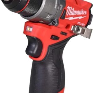 Milwaukee 3404-22 12V Fuel 1/2" Hammer Drill/Driver Kit with 4.0Ah, 2.0Ah Lithium Ion Batteries, Charger & Tool Bag