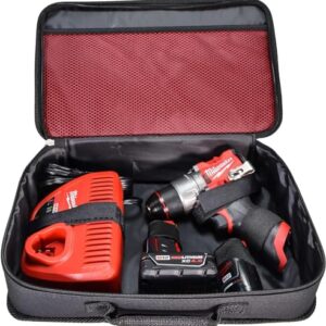 Milwaukee 3404-22 12V Fuel 1/2" Hammer Drill/Driver Kit with 4.0Ah, 2.0Ah Lithium Ion Batteries, Charger & Tool Bag