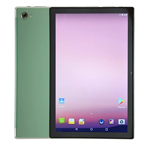 HD Tablet, 1960x1080 Green Octa Core 10.1in Tablet for Office (US Plug)