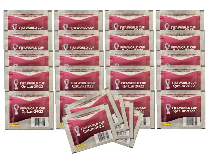 PANINI FIFA WORLD CUP QATAR 2022-25 packs (5 stickers per pack)