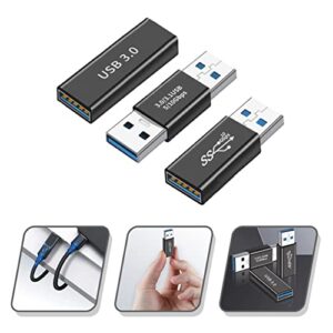 SOLUSTRE USB Adapter Charger Cable Adapter 1 Set Adapter Plug Extender Connector USB Transfer to Charging Data Converter Male Female Extension Cable Data Transfer Converter Plug Adapter