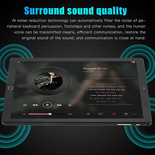 Tablet 10.1 Inch 11, 1920x1080 IPS Touchscreen 6G RAM 128G ROM Octa Core 2.4G 5G WiFi Calling Tablet with GPS, Dual Cameras, Dual Speakers, 6000mAh Battery