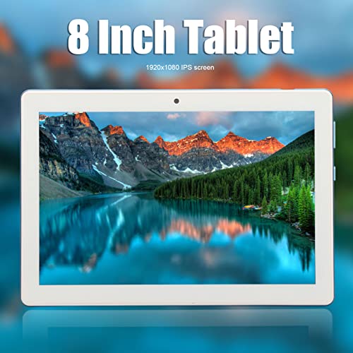 Tablet 8 Inch Android 10 Tablets, Octa Core Processor Tableta, 4GB RAM 64G ROM Tablet Computer, 1080P HD IPS Screen, WiFi, GPS, 2MP + 8MP, 2.4G+5G WiFi, 8000mah Battery