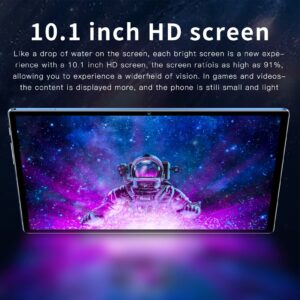 Call Tablet, HD Big Screen 6GB RAM 128GB ROM Dual Camera for 12.0 10.1in Tablet 100240V for Gaming (US Plug)