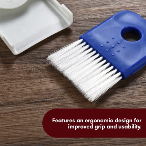 EFFORTLESS CLEANUP SET WTIH LASTING QUALITY MATERIAL: Keep your home or workspace spotless with this convenient dustpan and brush set. Enjoy effortless cleanups and lasting quality with every use.