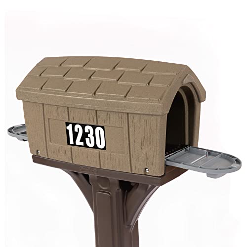 Dig-Free Easy Up Home Mailbox, Timber, Made in The USA