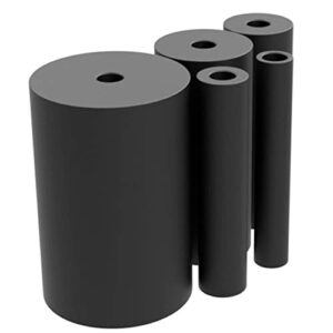 nxtul 4.5” sanding rubber drum kit | 5-piece drum set contains 3”, 2”, 1.5”, 1” and .75” drums