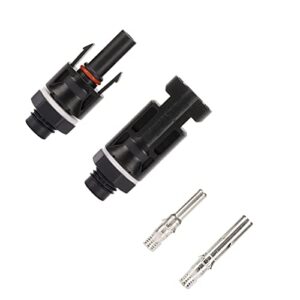 solar panel connectors, pv connector ppo self locking structure 1000v dc ip67 waterproof impact resistance high strength for pv cable