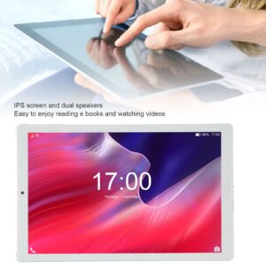 PUSOKEI 10 Inch Tablet, 3G Network Tablets, 3GB RAM 64GB ROM(128GB Expand), Octa Core Processor, IPS HD Screen, 8MP13MP Camera, Dual SIM Slots, 2.4G5G WiFi, 11