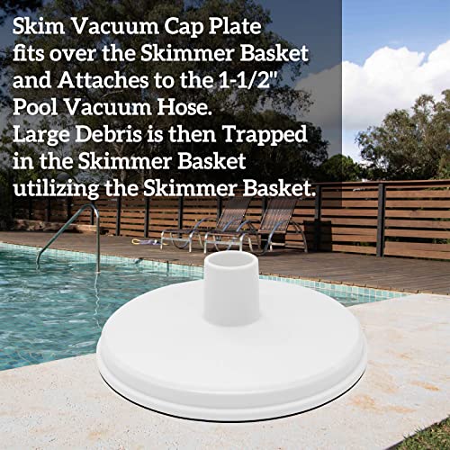 Pool Skimmer Vacuum Plate SP1106 Replacement for Hayward Pool Skimmer Basket Cover Parts Inground