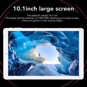 Zopsc A8P 10.1in Tablet for 11.0 2.4G5G Dual Band WiFi Talkable Tablet 6GB128GB 500W1300W 19601080 MT6592 8 Core 2.5GHZ 8800mAh 100240V Silver