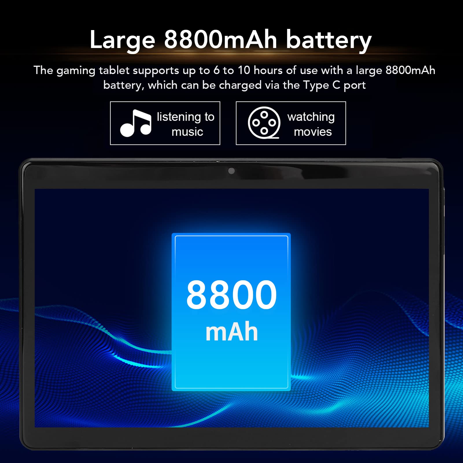 Zopsc M30 PRO 10.1in Tablet for 10.0 2.45G Dual Band WiFi Talkable Tablet 6GB128GB 800W1600W 19201200 MT6797 10 Core 8800mAh 100240V Black