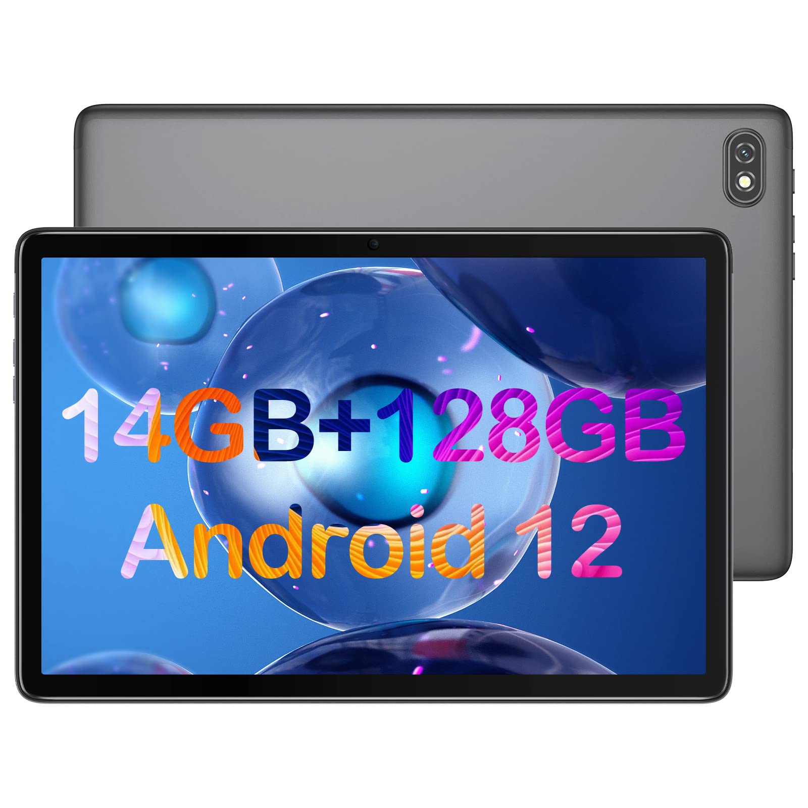 OSCAL 10.1 Inch Tablet(14+128GB) 1TB Expansion, Android 12 Tablet Computer, 13+8MP Camera, Octa-Core Processor, 6580mAh Battery, BT 5.0, 2.4G/5G WiFi, Parent Control, Google GMS Certified