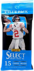 2022 panini select football draft picks value pack (15 cards)