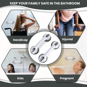 Grab Bars for Bathtubs and Showers, Shower Handles for Elderly Suction, Bathroom Accessories for Shower Chair, Grab Bars for Elderly for Wall, Handicap Grab Bars, Shower Grab Bars for Seniors