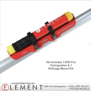 Element E50 Fire Extinguisher Stick 40050 With Rollcage Mounting Kit