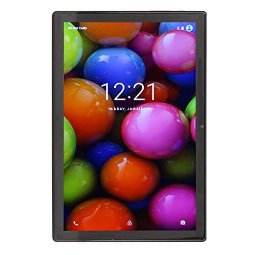 10.1in Tablet, 100‑240V 2.4 5G WiFi Calling Tablet 8MP 20MP Dual Camera for 11 for Work (US Plug)