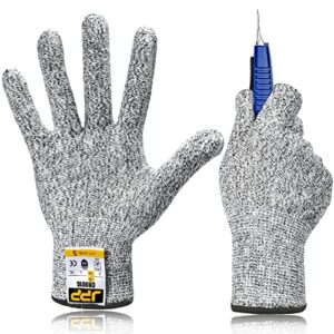 jpp premium cut resistant gloves, cutting proof ce level 5 protection, food grade safe, ambidextrous, 3d-comfort fit, machine washable, dexterity, lightweight, 1 pair, size 8, medium