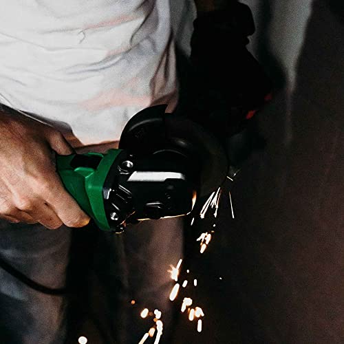 Metabo HPT Angle Grinder | 4-1/2-Inch | 12 Amp | AC Brushless Motor | Variable Speed | 3-Position Side Handle | G12VE2