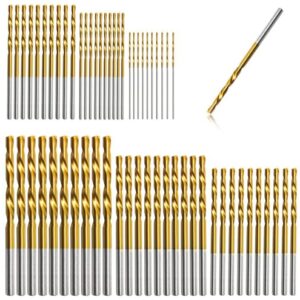 Hyamass 60Pcs Twist Drill Bit Set,1.0mm-3.5mm Drill Bit Assorted Set Premium 4341 HSS Micro Drill Bits for Hardened Metal, Stainless Steel, Cast Iron, Wood，Plastic and Aluminum Alloy