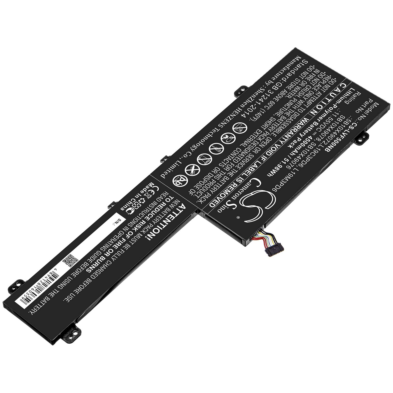ChoyoqeR Replacement Battery for Flex 5 14 AMD 81X20005US, IP Flex 5, IP Flex 5 15, IP Flex 5 80XA000YUS, IP Fle 11.55V/4500mA