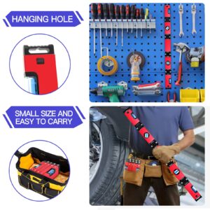 Multi-Function Foldable Level, 28 Inch Foldable Level Measuring Tool with 4 Easy-Read Level Bubbles 45°/90°/180°, Multi-Angle Measurement Woodworking Tool for Carpenters, Woodworkers, Fabricators