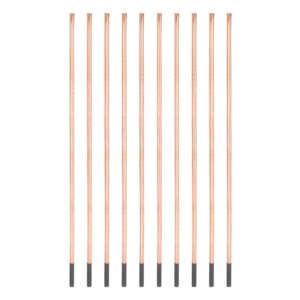 harfington 10pcs copper coated gouging carbon 4x355mm carbon gouging rods electrodes for cutting and gouging metals