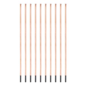 HARFINGTON 10pcs Copper Coated Gouging Carbon 4x355mm Carbon Gouging Rods Electrodes for Cutting and Gouging Metals