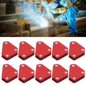 10 Pcs Welding Magnet, Welding Magnet Set 45° 90° 135° Multi Angle Fixed Soldering Tools for Equipment Workshop Welder Maximum Weight Capacity 10lbs