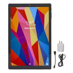 Silver Tablet 10.1 Inch Tablet 6GB RAM 128GB ROM 1960x1200 MT6592 8-core CPU for Office (US Plug)