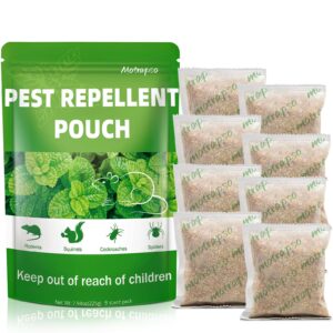 8 pack mouse repellent natural peppermint oils rodent repellent pouches, mice repellent