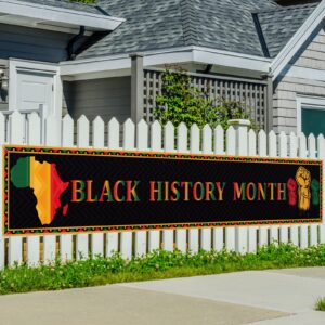 black history month decorations black history month banner for fence yard african american black history month decorations and supplies for home party