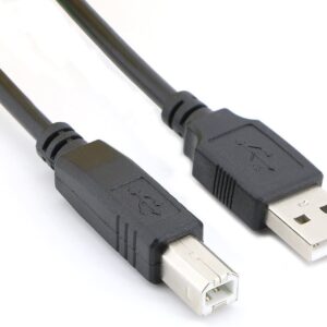 DIGITMON 15 Feet High-Speed USB 2.0 Printer Cable A to B for Epson FX-890