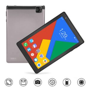 Zyyini Tablet for 10, 8 Inch Kids Tablet, 2GB RAM 32GB ROM, Octa Core Processor, Eye Care IPS HD Screen, 3G Call, 5G WiFi, for Kids, 4500mAh Battery (Grey)