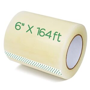 coclily greenhouse plastic sheeting repair tape, 6" x164' greenhouse plastic film repair, 6 mil thickness film repair tape, clear greenhouse plastic repair tape