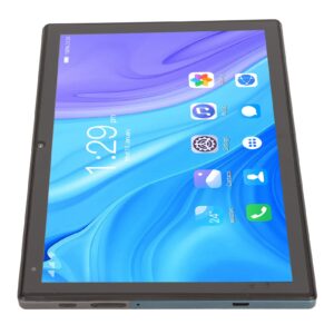 gowenic p70 10 inch tablet, front and rear dual camera, ips hd touchscreen blue callable tablet, lasting battery, support calls