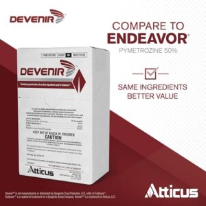 Devenir Pymetrozine 50% Insecticide (15 oz) by Atticus (Compare to Endeavor) - Controls Aphids and Whiteflies