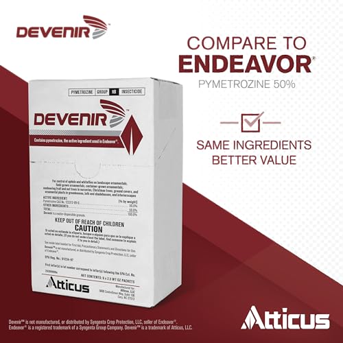 Devenir Pymetrozine 50% Insecticide (15 oz) by Atticus (Compare to Endeavor) - Controls Aphids and Whiteflies